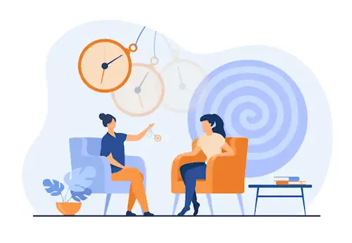 formation hypnose Annecy - femme hypnotisée